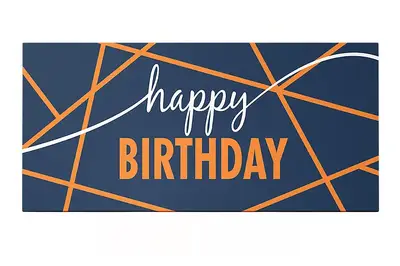 Подарунковий конверт 13001 "Happy Birthday" синій ТМ "funmi" купити