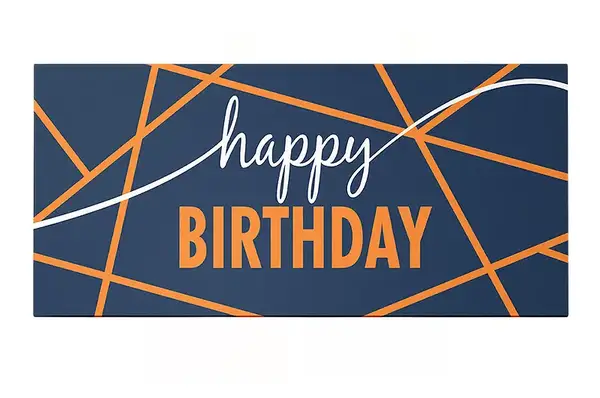 Подарунковий конверт 13001 "Happy Birthday" синій ТМ "funmi" купити