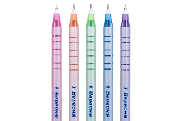 Ручка кулькова 411032 "Flower Pearl Coated " масляна, 0.6 мм, синя 1Вересня купити недорого в Україні, фото 3