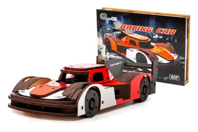 Конструктор Puz-01037 "Racing Car" Порше дерев'яний, 146 дет., розмір моделі 22х9х5 см PuzzleOk Конструктор Puz-01037 "Racing Car" Порше дерев'яний, 146 дет., розмір моделі 22х9х5 см PuzzleOk купити