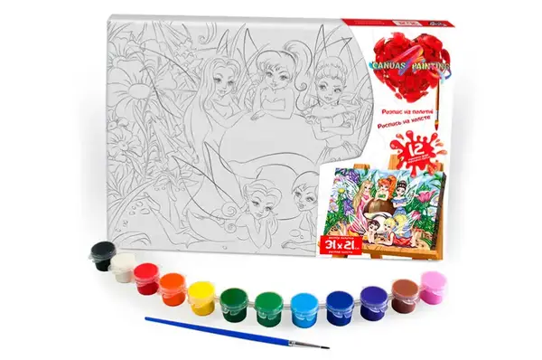 Набір для розпису на полотні 21x31 см PX-06-01,02,03,04,05...10 "Canvas Painting" DANKO купити недорого в Україні, фото 7