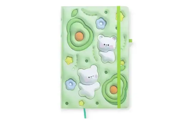 Блокнот на гумці Kiddy sweet А5 761254ML 13.6×20.8 см, 80л.,тверда обкладинка купити