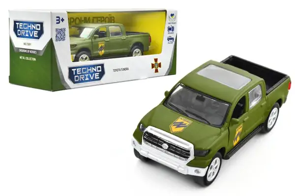 Машина KM6008 "TOYOTA TUNDRA Шеврони Героїв Азов" TECHNODRIVE купити