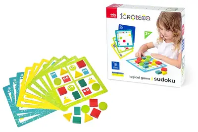 Дерев'яна гра-логіка "Судоку геометричне" 900514 IGROTECO купити