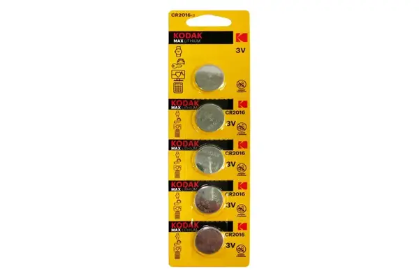 Батарейки Kodak 2016 bat(3B) Lithium 5шт. купити