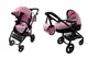 Візок для ляльки 2в1 CARRELLO ULTRA 9696 PINK з сумкою, металевий, в коробці .51*14,5*44,5см купити недорого в Україні, фото 60761