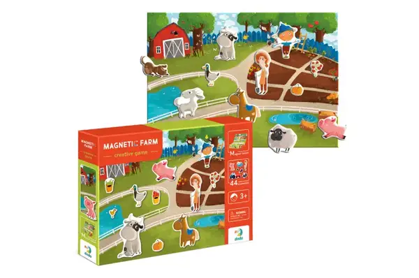 Розвиваюча гра "Магнітна ферма" (44 елементи + планшетка) 200206 DoDo купити