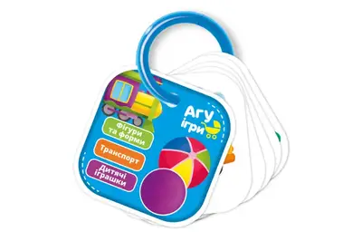 Картки на кільці "Фігури та форми. Транспорт" VT2000-02 VladiToys купити