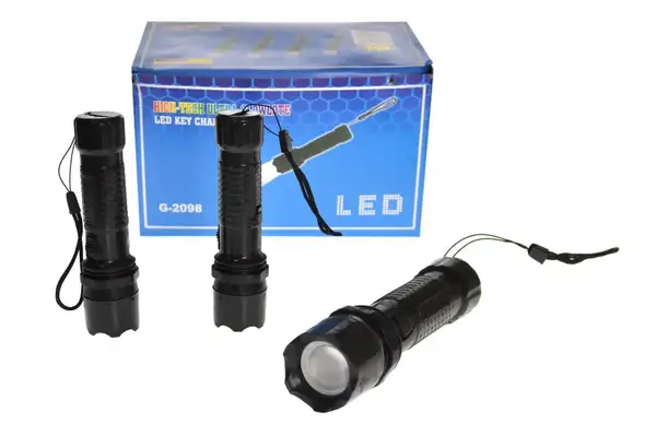 Ліхтарик на батарейках 1418 (24 шт. в ящику) купити