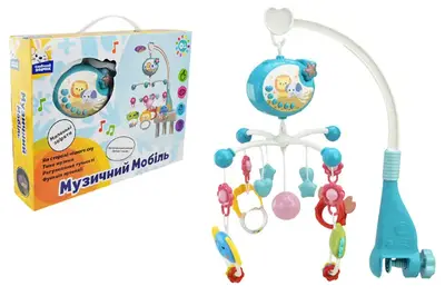 Мобіль на ліжко PL-724-89 "Сонячний зайчик" на батарейках, з проектором, в коробці р.32x4x41 см Мобіль на ліжко PL-724-89 "Сонячний зайчик" на батарейках, з проектором, в коробці р.32x4x41 см купити