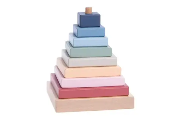 Пірамідка дерев'яна 15849 LD-18 CUBIKA купити недорого в Україні, фото 2