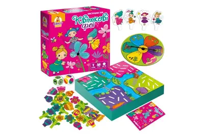 Настільна гра "Crazy Koko. Квіткові феї" VT8055-34 VladiToys купити