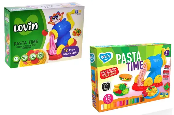 Набір для ліплення з тістом 41195 "Pasta Time" LOVIN купити