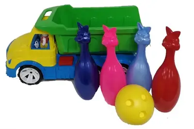 Самоскид "Mati" кеглі зайці 009/16 BAMSIC купити