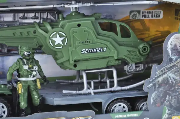 Машина 4-2 військова з набором, в коробці р.39,5x11,5x17,5 см YG Toys купити недорого в Україні, фото 2