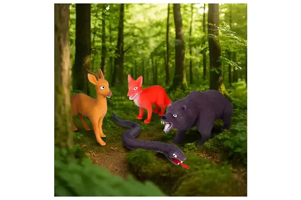 Стретч-іграшка у вигляді тварини 1/CN25 "ТВАРИНИ УКРАЇНИ" в дисплеї #SBABAM купити недорого в Україні, фото 3