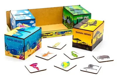 Сортер-монтессорі Арт-88737 "Чарівна Природа" дерев'яний PuzzleOk купити