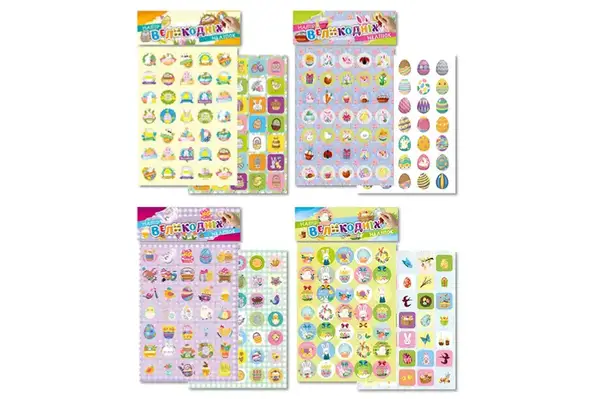 Набір Великодніх наліпок А5 2арк. НС-А5-02 купити