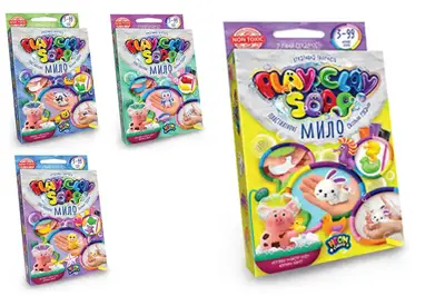 Набір для творчості PCS-02-01U,02U,03U,04U "Пластилінове Мило "PLAY CLAY SOAP" малий DANKO купити