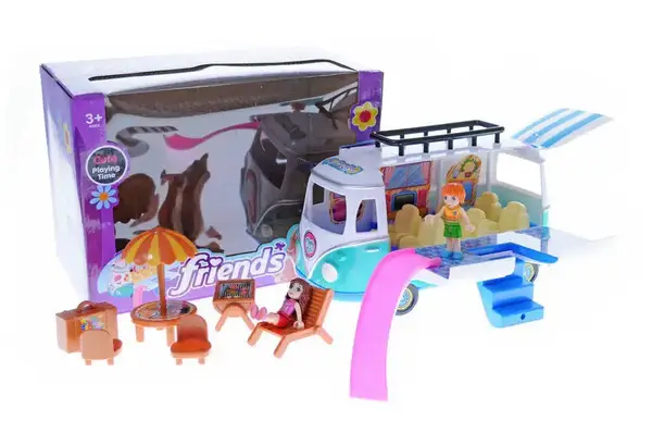 Машина-фургон з ляльками в коробці 7889 купити