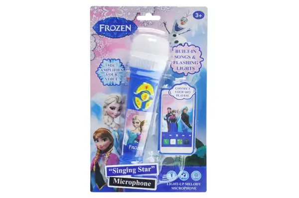 Мікрофон за мотивами мультфільму музичний, зі світлом, на блістері 1603 купити