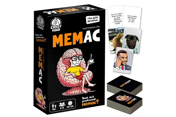 Гра настільна розважальна VT5903-12 "Мемас" Vladi Toys купити