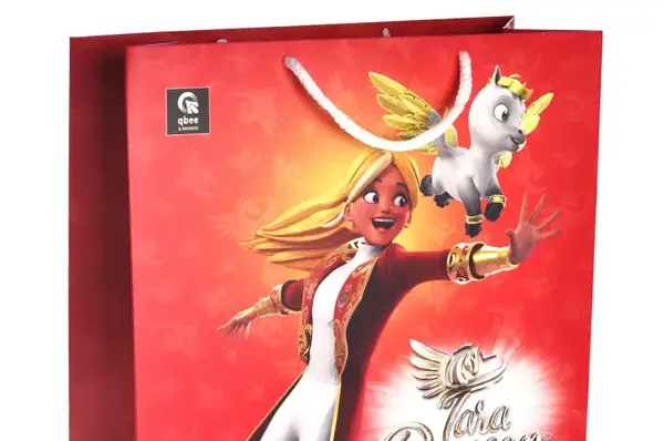 Пакет паперовий M QB004-106 "Тара Данкан" р.27x33x11 см qbee купити недорого в Україні, фото 2