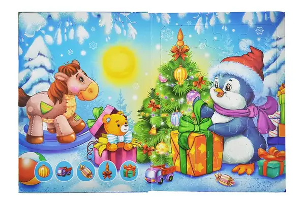 Манго Книжка з пазлами Веселі свята А4 в асортименті купити недорого в Україні, фото 6