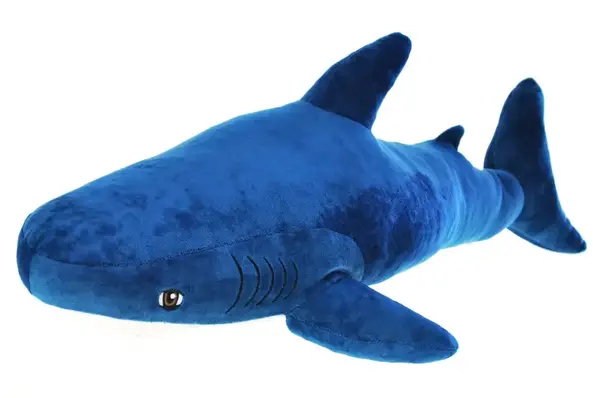 М'яка іграшка "Акула" синя р.55*20*30см купити