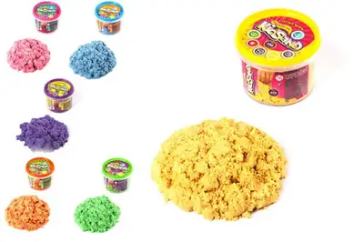 Набір з кінетичним піском KS-01-06 "KidSand" 400 гр. в відрі DANKO купити