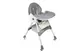 Стільчик для годування Kidoro One (ST-6540) Dark Grey, з екошкіри на колесах, у коробці р.52x25x43 см купити недорого в Україні, фото 69463