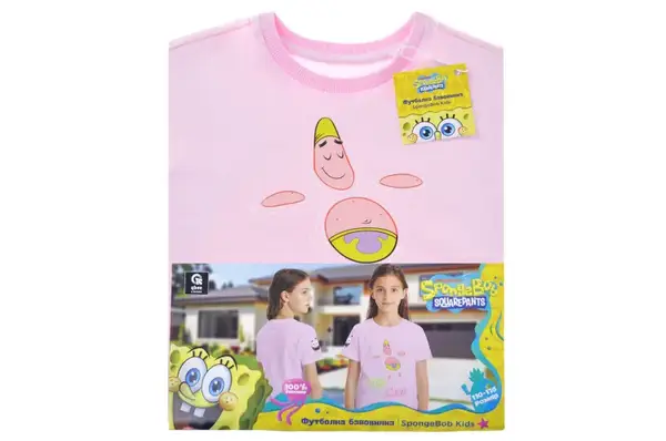 Футболка бавовняна QB-SB-001-02-110-116 SpongeBob Kids 110-116 qbee купити недорого в Україні, фото 6