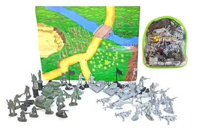 Набір солдатиків "Армія" в рюкзаку малий SSA-small Colorplast купити