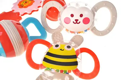 Набір брязкалець D282 в кульку 5 шт р.28x24 см YG Toys купити
