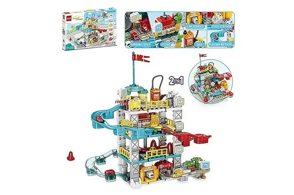 Конструктор 16003B "Паркінг" 212 дет. в коробці р.58x8x38 см YG Toys купити