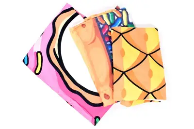 Підстилка-рушник K14344 (30шт) 4 види, р-р вироби-140см, в пакеті 27 * 38см купити