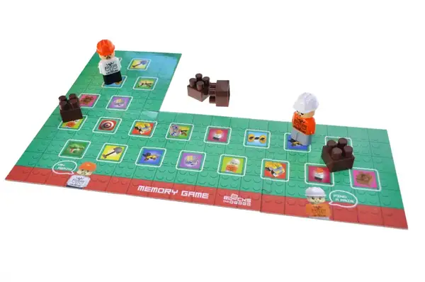 Конструктор блочний QB300-204 "Block&Steps: Мегабудівельник" + ходилка і меморі гра 3в1, 125дет. qbee купити недорого в Україні, фото 9