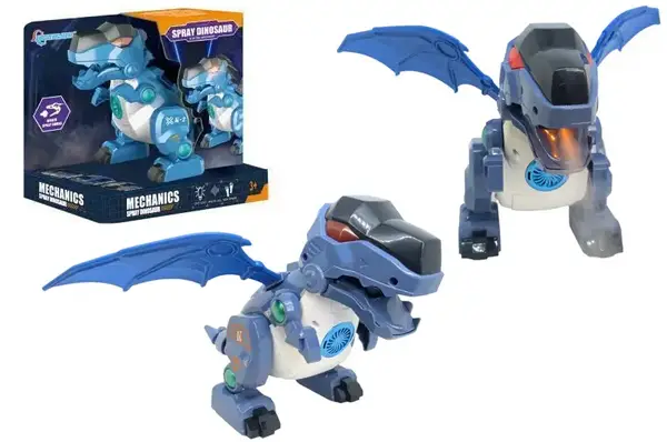 Дракон на батарейках, озвучений, зі світлом і димом, в коробці K-2A р.22*13,2*20,6см купити