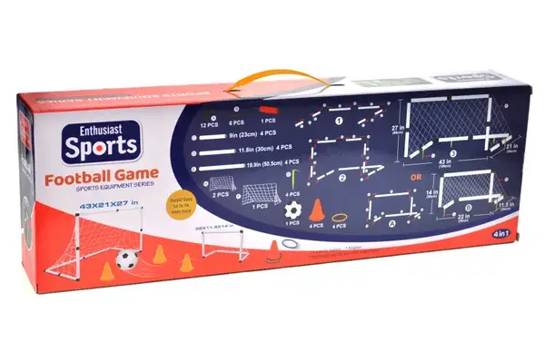Футбольні ворота в коробці 89007,розмір воріт 43*21*21см, 22*11.5*14 см купити недорого в Україні, фото 3