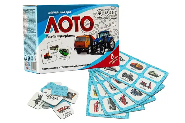 Лото "Засоби пересування" 30368 STRATEG купити