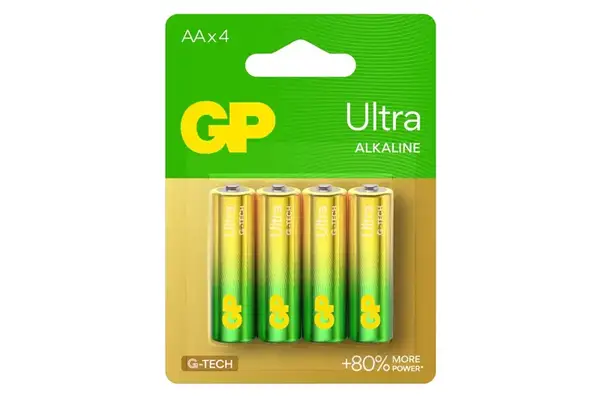 Батарейки GP 15AU LR06 Ultra Alkaline C4 4шт. купити