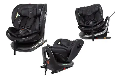 Автокрісло "Sirius" 2.0 CRL-8809 Midnight Black i-Size 40-150см ISOFIX, поворот, якір CARRELLO купити