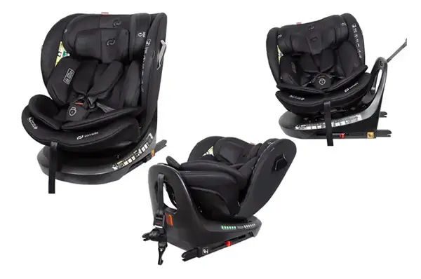 Автокрісло "Sirius" 2.0 CRL-8809 Midnight Black i-Size 40-150см ISOFIX, поворот, якір CARRELLO купити
