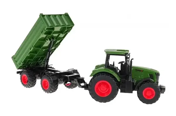 Трактор з причіпом інерційний, в коробці 9961 р.45*14*16,5см купити недорого в Україні, фото 2