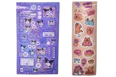 3D ручка на акумуляторі SK301-3Y "Куромі"/"Капібара" + наклейки, фігурки купити