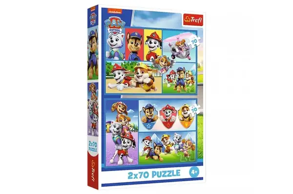 Пазли - 2в1 70 елм. - 34441 "Щенячий патруль. Правила патруля", Trefl купити