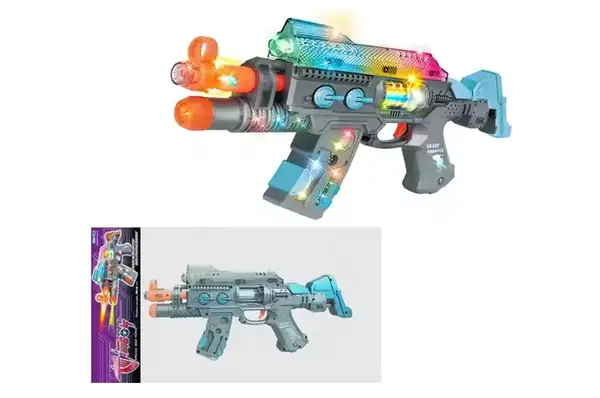 Автомат музичний, зі світлом, на батарейках, в кульку DF-31218A р.49*21,5см купити