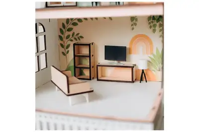 Будиночок Сонячний котедж 103х65х45 см зі шпалерами : набір Комфорт купити