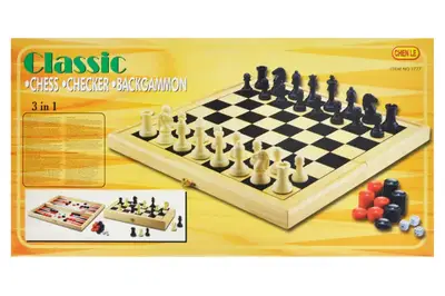 Шахи 3в1, в коробці 1777 р. 41*20,7*6 см купити