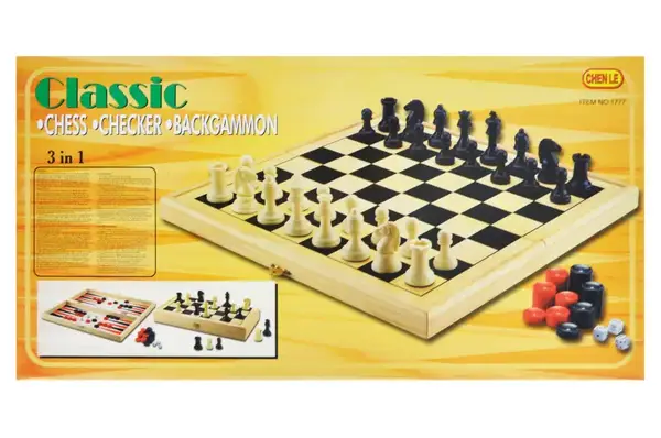 Шахи 3в1, в коробці 1777 р. 41*20,7*6 см купити